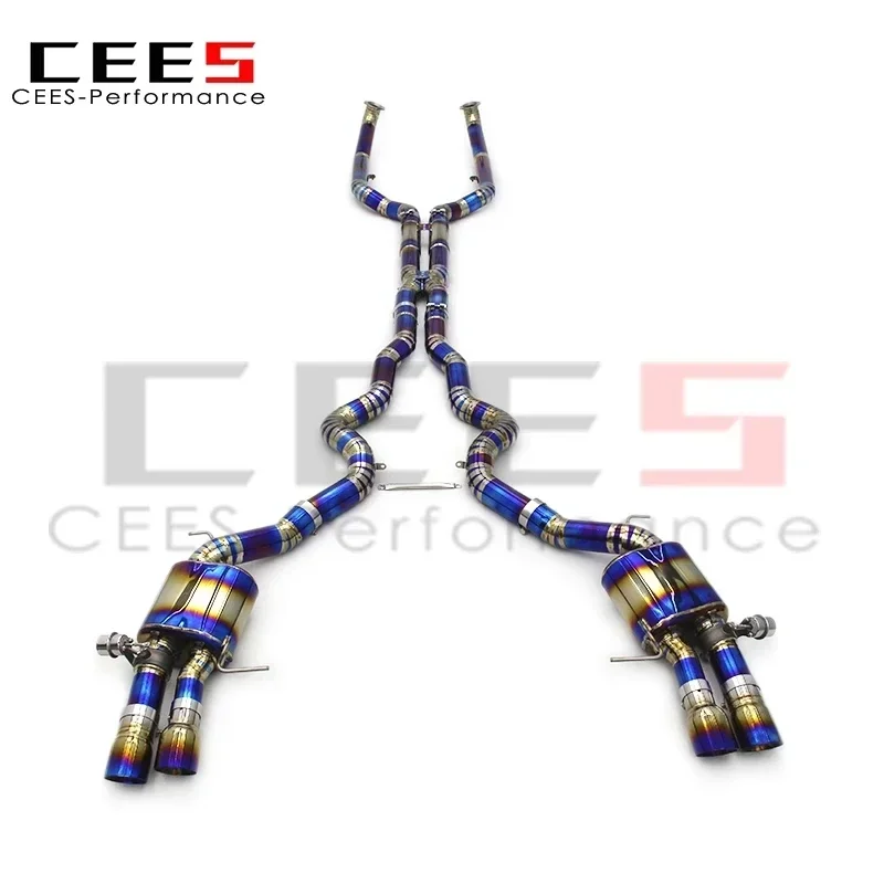 cees Catback Exhaust for BMW M6 F06 4.4T 2012-2016 High Performance Exhaust Pipe Muffler Exhaust System Downpipe without cat