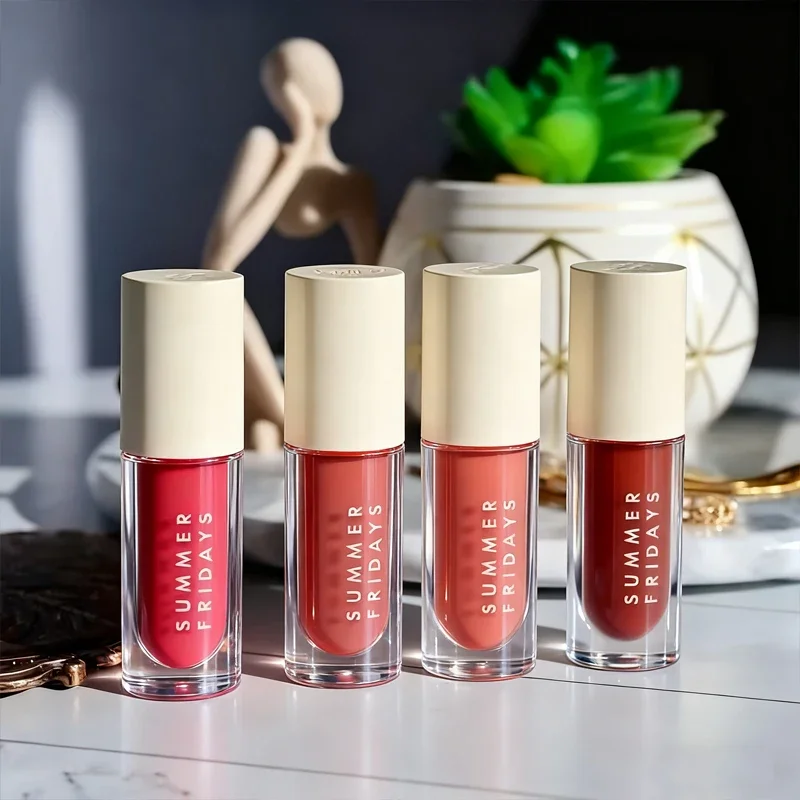 Summer Friday's 11 Color Lip Gloss Cherry Sweet Mint Pink Sugar 3PCS Lip Balm Set Moisturize Lipstick Lip Care Mini Suit Makeup