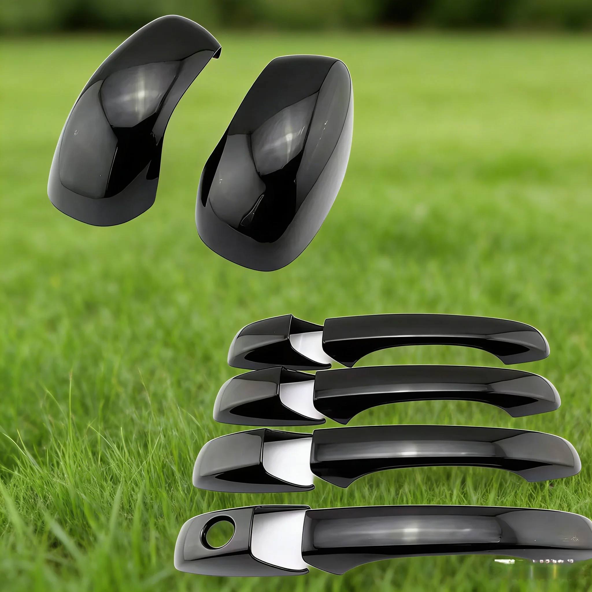 

Fit For 2005-2010 Chrysler 300C Dodge JEEP Auto Car Rearview Mirror Cover Door Handle Bar Cover Trim Sticker Car Styling