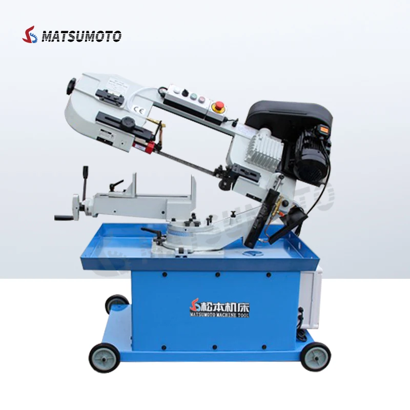 BS-712N BS-712R woodworking Horizontal Band Saw Machine Metal Portable swivel band sawing machine