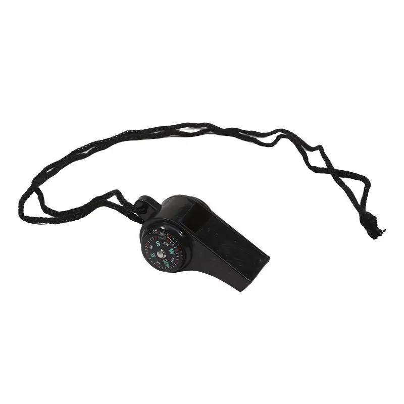 Multifuncional 3 em 1 temperatura mini bússola apito navegação mosquetão acampamento ao ar livre caminhadas ferramenta de sobrevivência acessório