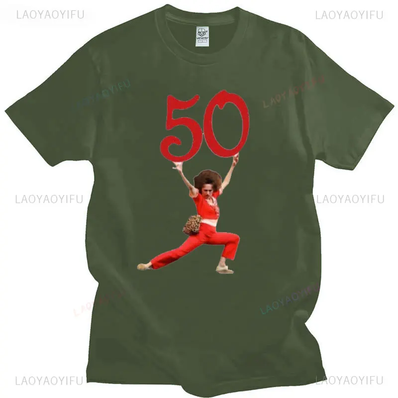 Funny Meme Streetwear Tshirt I'm 50 and I Like To Kick Sally O'Malley Is 50 Shirt 50th Birthday Gift Casual Cotton Tee Tops