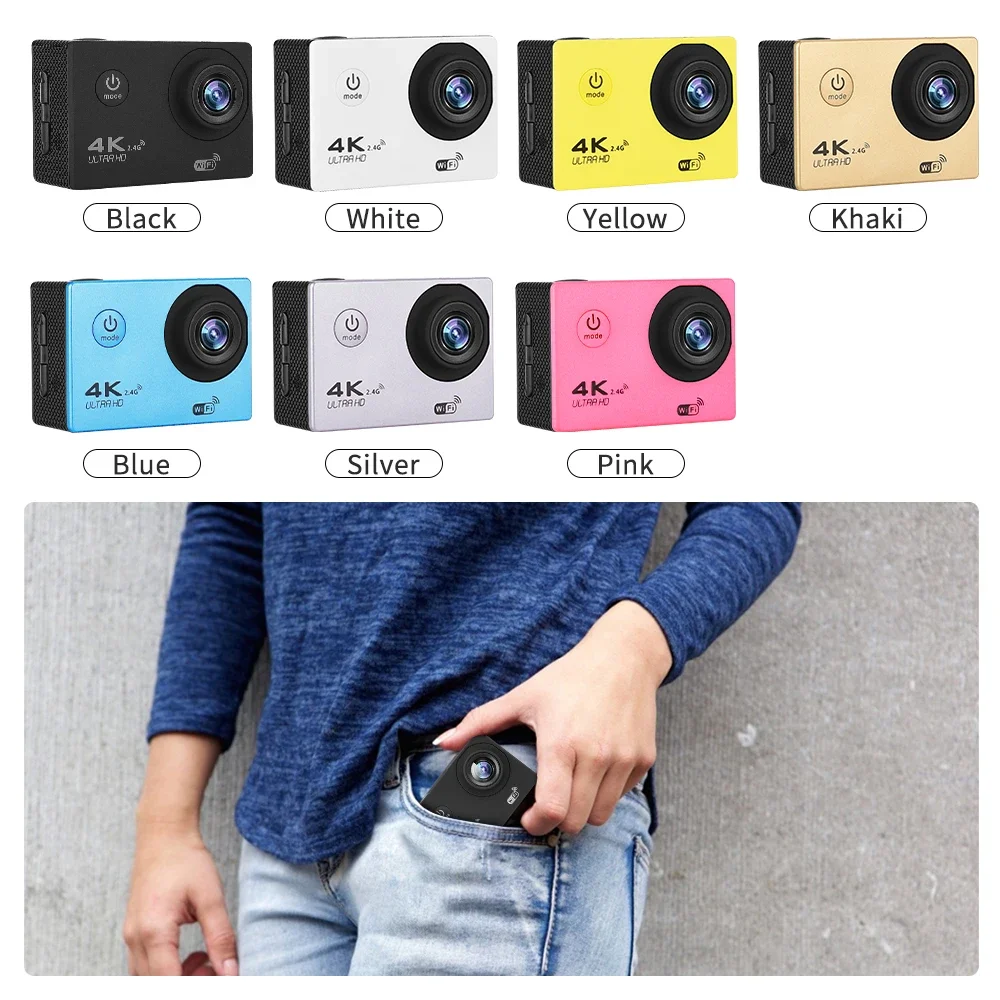 H9R 4K HD 1080P 60fps Action Camera Ultra WiFi Remote Control Sports Video Camera 2.0\