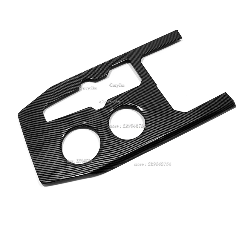 For Changan UNIK UNI-K Accessories 2021-2023 2024 Carbon Car Central Console Gear Shift Panel Frame Sticker Water Cup Cover Trim