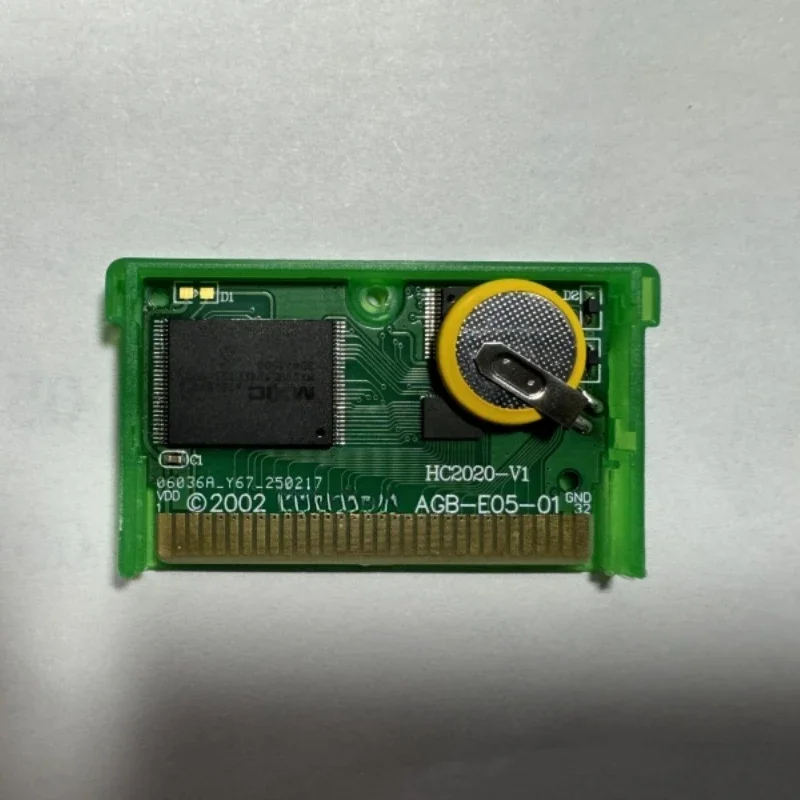 1-1 32 비트 비디오 게임 콘솔 카트리지 GBA 게임 카드 포켓몬 시리즈 루비 사파이어 리프 그린 에메랄드 파이어 레드 DS/GB/NDS