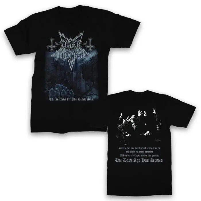 DARK FUNERAL cd cvr THE SECRETS OF THE BLACK ARTS Official SHIRT XL New dark age