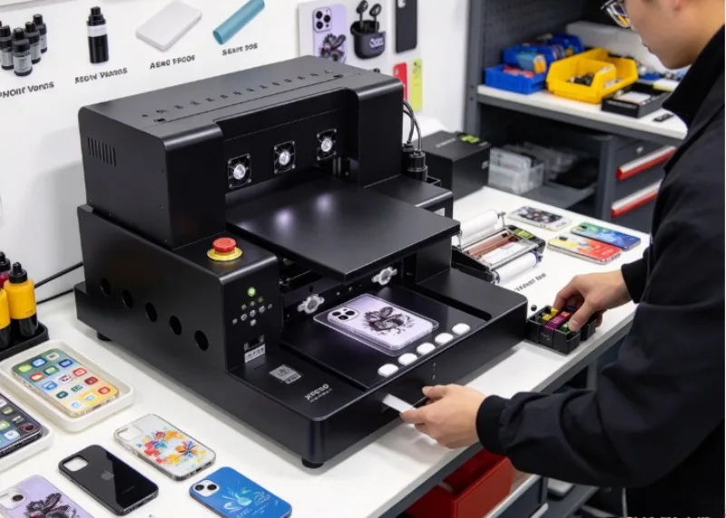 Reliable New 4060 A2 Inkjet Printer High-Resolution High-Speed Flatbed Machine For All Materials Dual UV Lamps Automatic