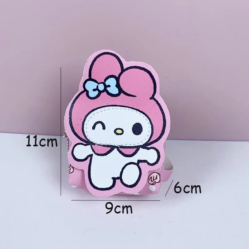 12pc /lot Sanrio Melody Kuromi matita Case Kitty scuolbag forma matita sacchetto carogne monete borsa di stazioneria Pouch materiale scolastico regalo