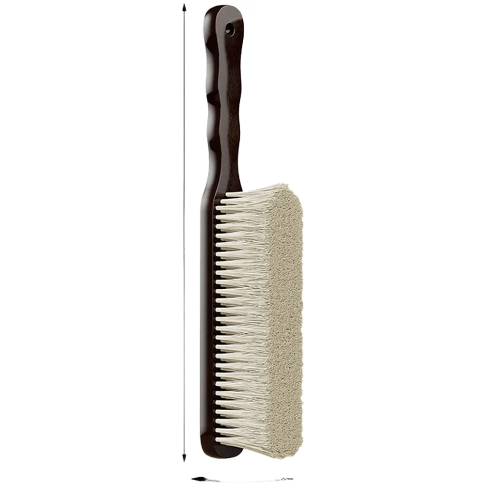 New Walnut Wood Clothes Brush Dense Bristle For Wool Coat Sweater Fabric Lint Remover Household Garment Cleaning Care Accessory