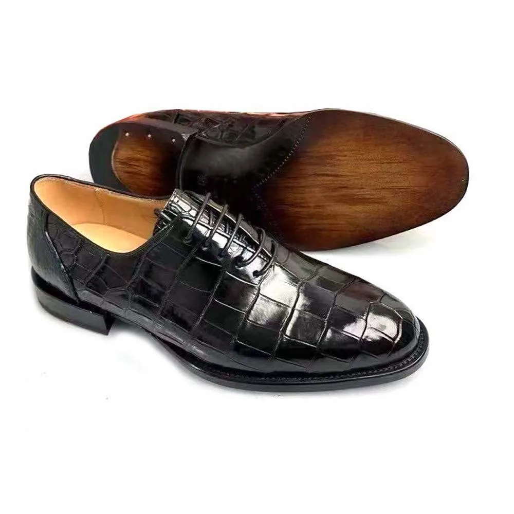 

Shechipingzhuanggui, Новое поступление, мужская официальная обувь, мужская обувь из крокодиловой кожи