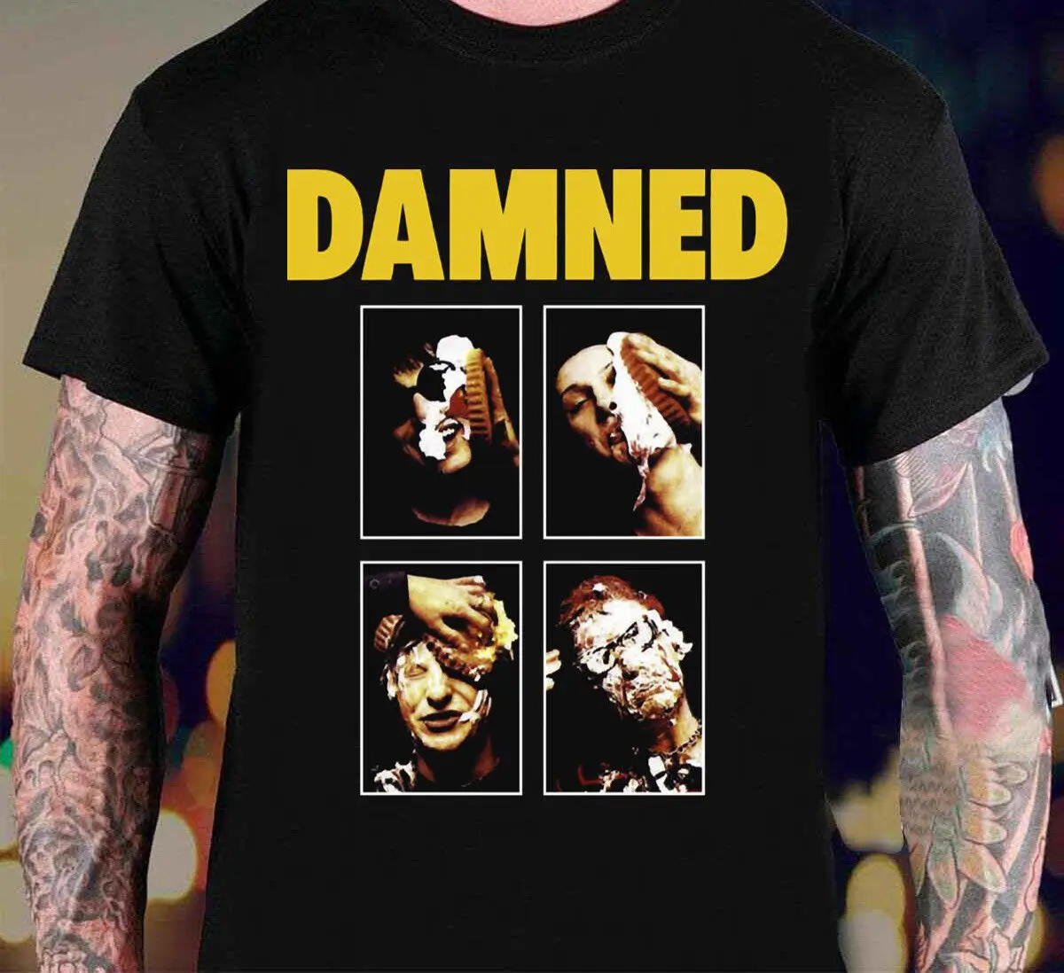 

New Popular the Damned Hip Hop Tee Cotton Black Unisex Shirt Ng2094