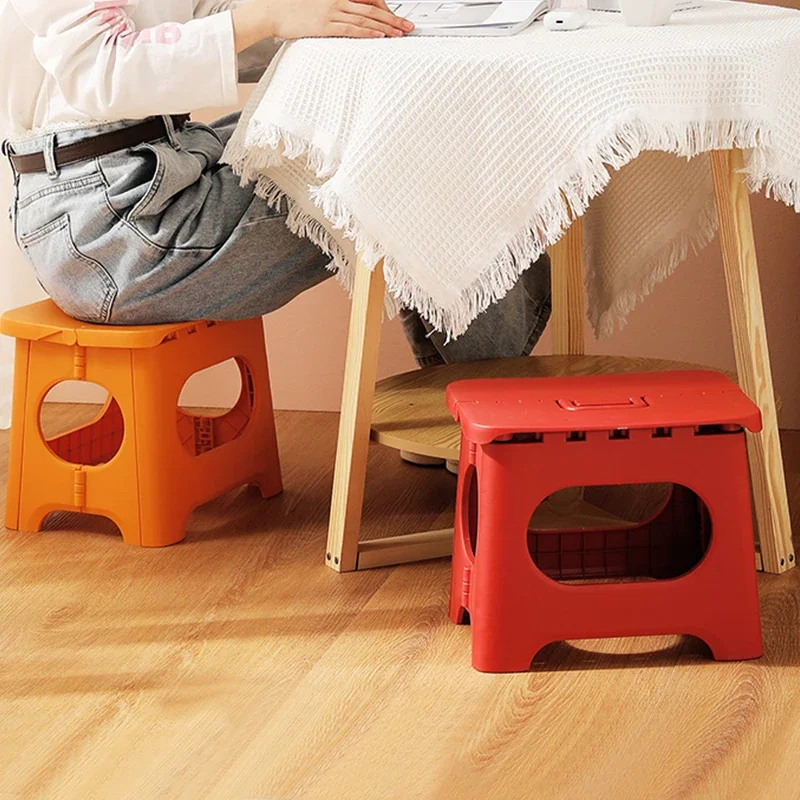 Lightweight Portable Folding Stool, Non-Slip, Safe Plastic, Kindergarten Chair for Outdoor and Home Use, Suitable for Children,