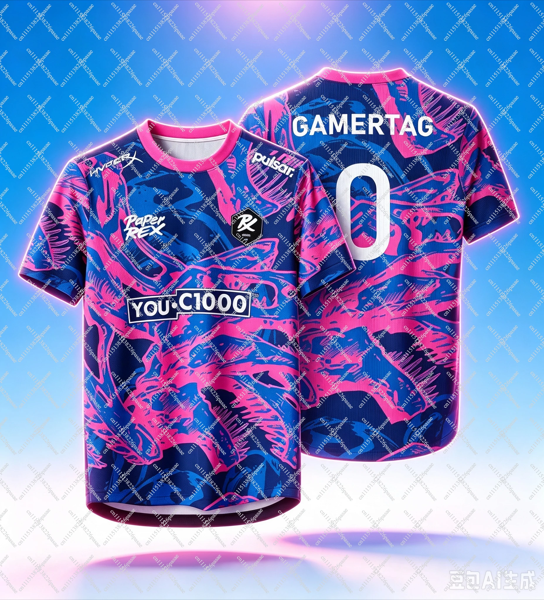 `Men Summer New 3D Print Esports Jersey Shirt, Custom Name Number Sports Tshirt, Training Breathable Quick Drying Sweatshirt