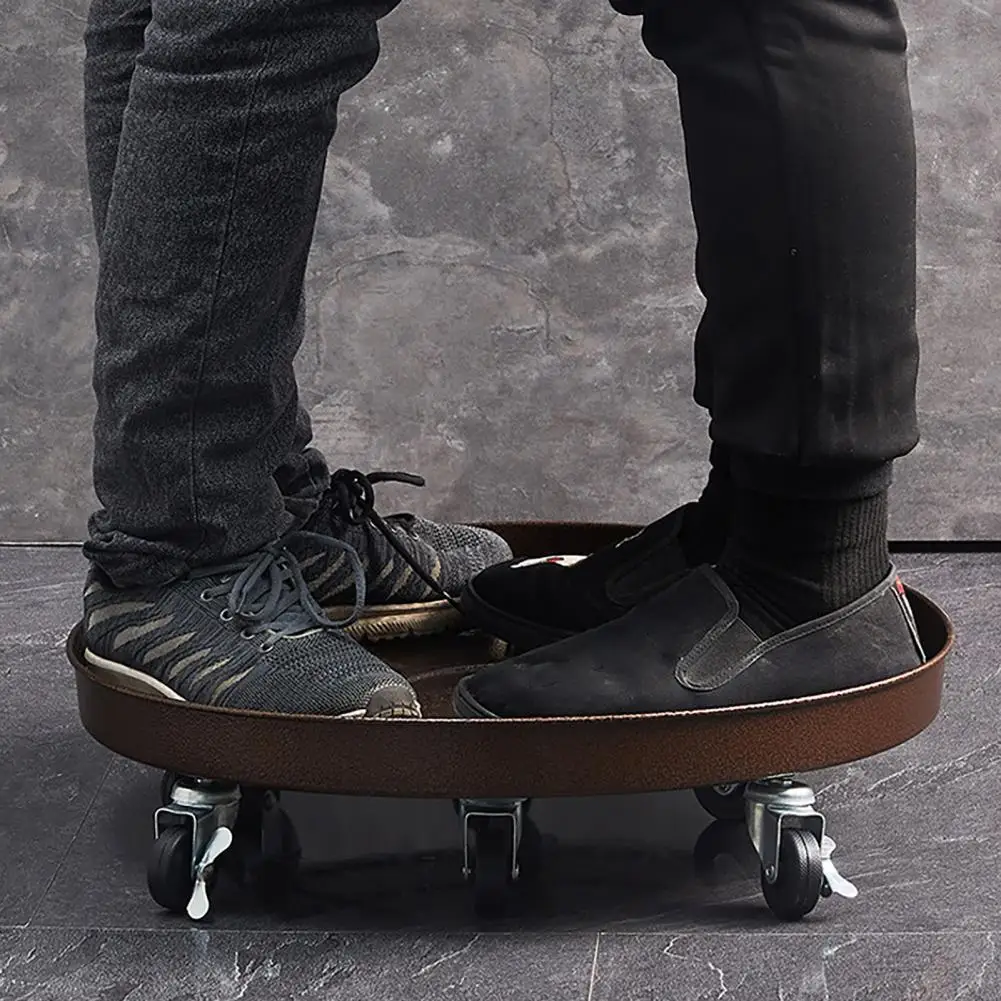 Rolling Planter Dolly with Wheels Rolling Plant Stand with Casters Heavy Duty Metal Plant Caddy with Wheels for Potted