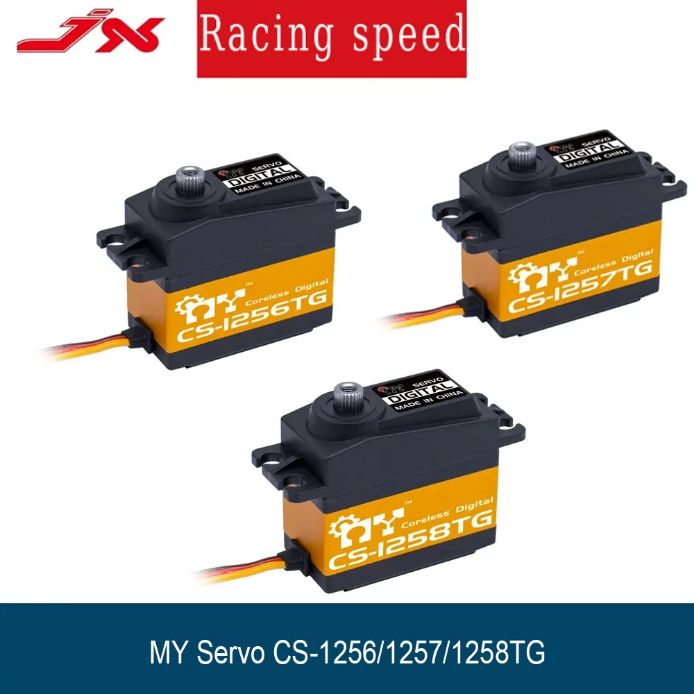 MY Servo CS-1256TG/1257TG/1258TG High Speed Digital Standard Coreless Servo For RC Airplane and Drift Car