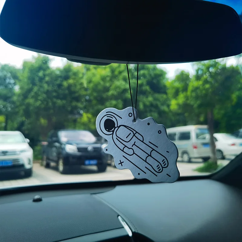 Car Air Freshener Astronaut Fragrant Piece Perfume Cotton Fragrance Rearview Mirror Pendant Flavoring For Car Interior Accessori