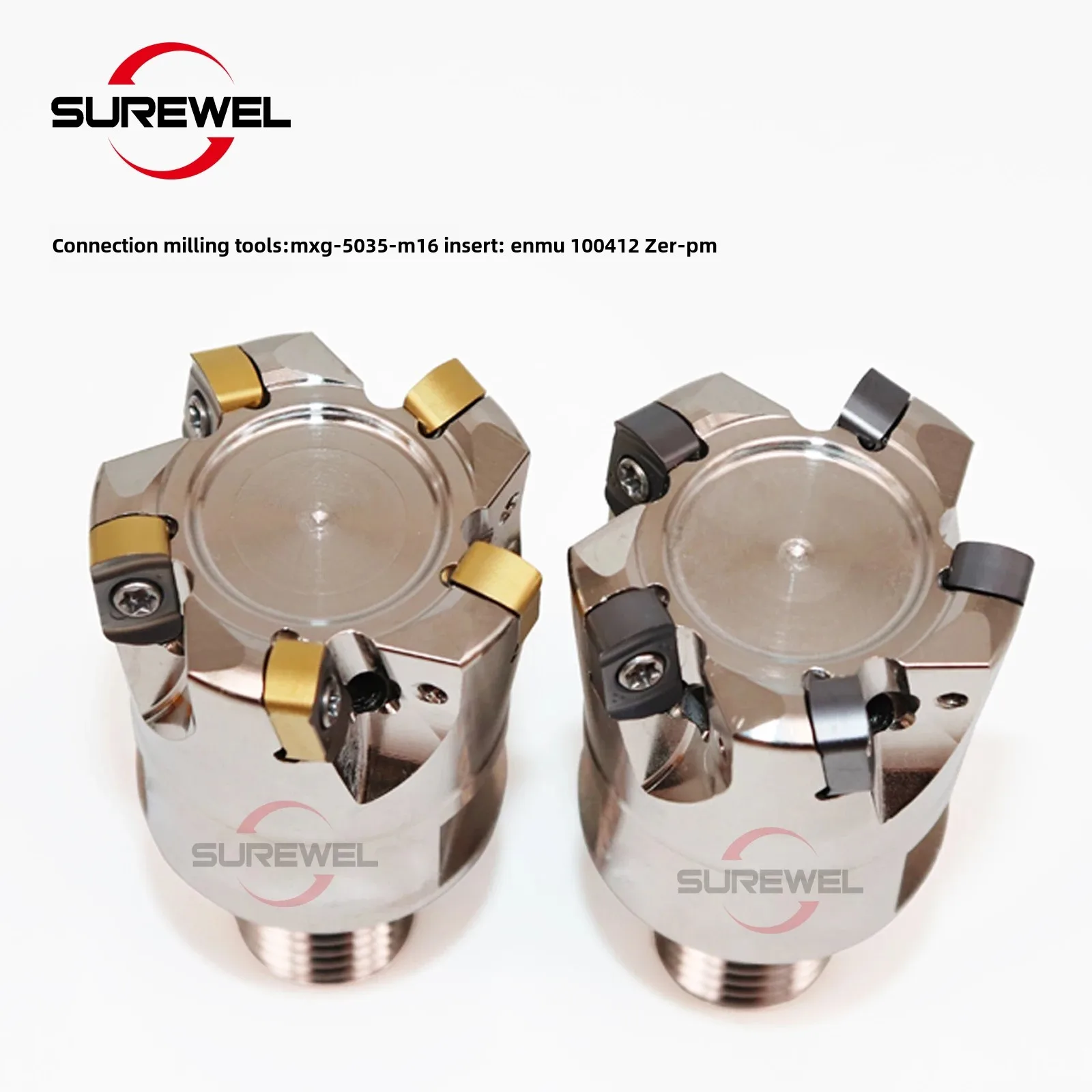 MXG fast feed locking tooth type milling cutter head tungsten steel seismic resistant milling cutter head ENMU100412ZER inserts