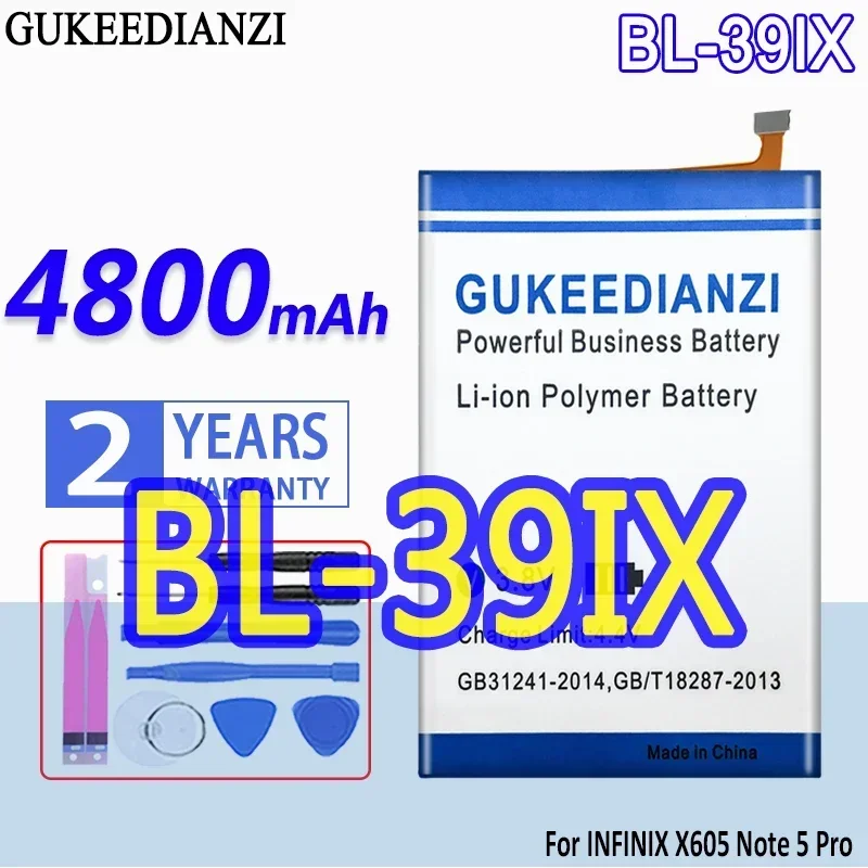 GUKEEDIANZI Аккумулятор BL-39IX BL-49FX BL-44AX BL-44CX для INFINIX Note 4/5 Pro Note5 Pro X687 X605 CE9 Hot 8 Hot8 Spark 5 Pro