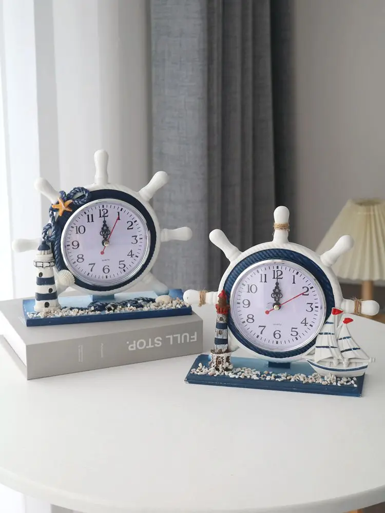 Mediterranean Clock Creative Clock Table