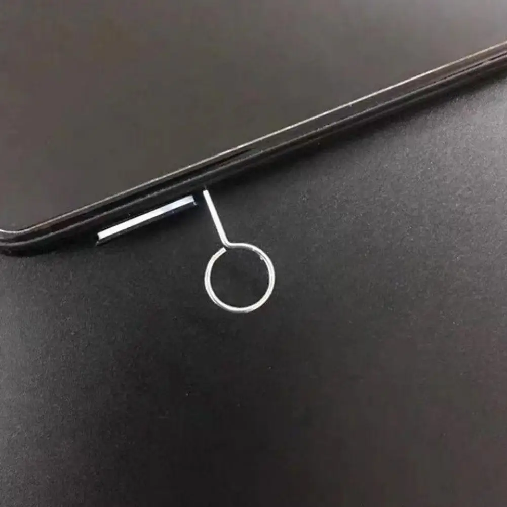 Pin kartu Anti hilang untuk IPhone Universal Sim Card Remover Tray kunci pengganti kartu Sim untuk semua ponsel