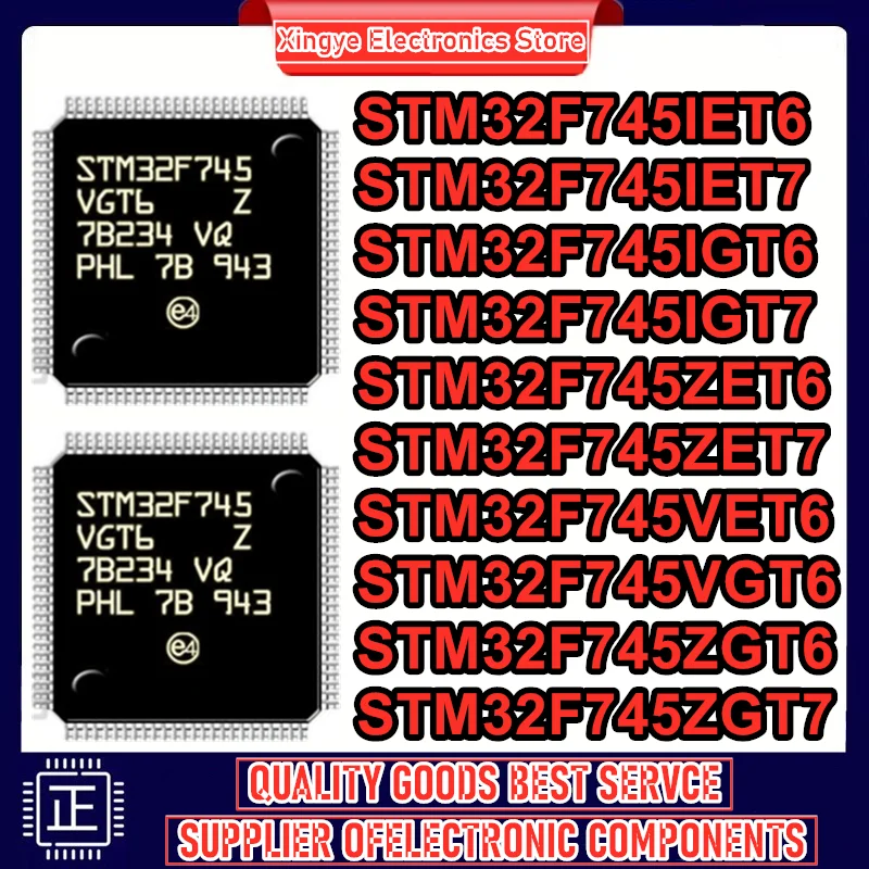 

STM32F745IET6 STM32F745IET7 STM32F745IGT6 STM32F745IGT7 STM32F745ZET6 STM32F745ZET7 STM32F745VET6 STM32F745VGT6 STM32F745ZGT6 ST