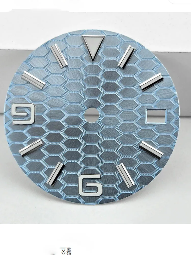 Hot selling new 29mm NH35 mechanical watch dial with multi-color letters suitable for NH35 movement