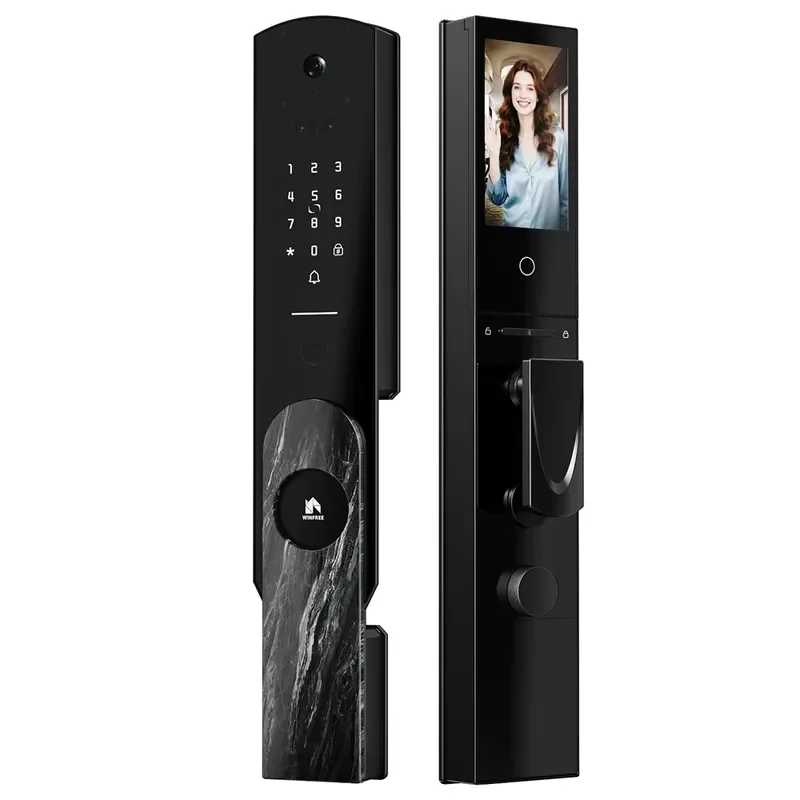 Facial Recognition Smart Door with WiFi Keyless Entry & Video for Home Security