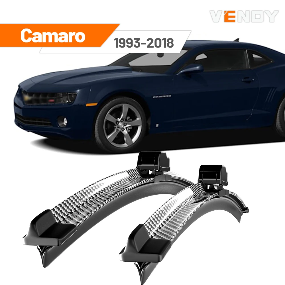 Für Chevrolet Camaro 1993–2018 1994 2009 2010 2011 2012 2014 2015 2016 2017 2 Stück Frontscheibenwischerblätter Scheibenwischer