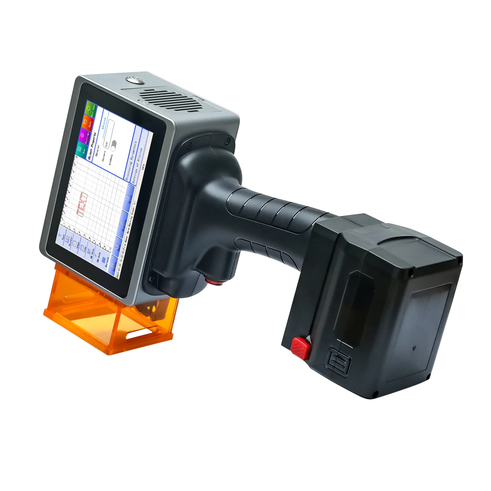 L4pro handheld laser marking machine portable laser engraver for rubber tires batch coding