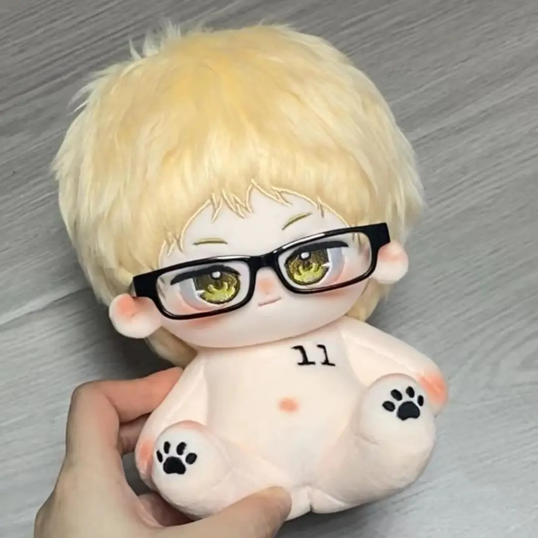 ตุ๊กตาอนิเมชั่น Tsukishima Kei 20cm, ตุ๊กตาอนิเมชั่นสำหรับเด็กและผู้ใหญ่ตุ๊กตาสะสมแต่งตัวของขวัญ boneka Orang-orangan