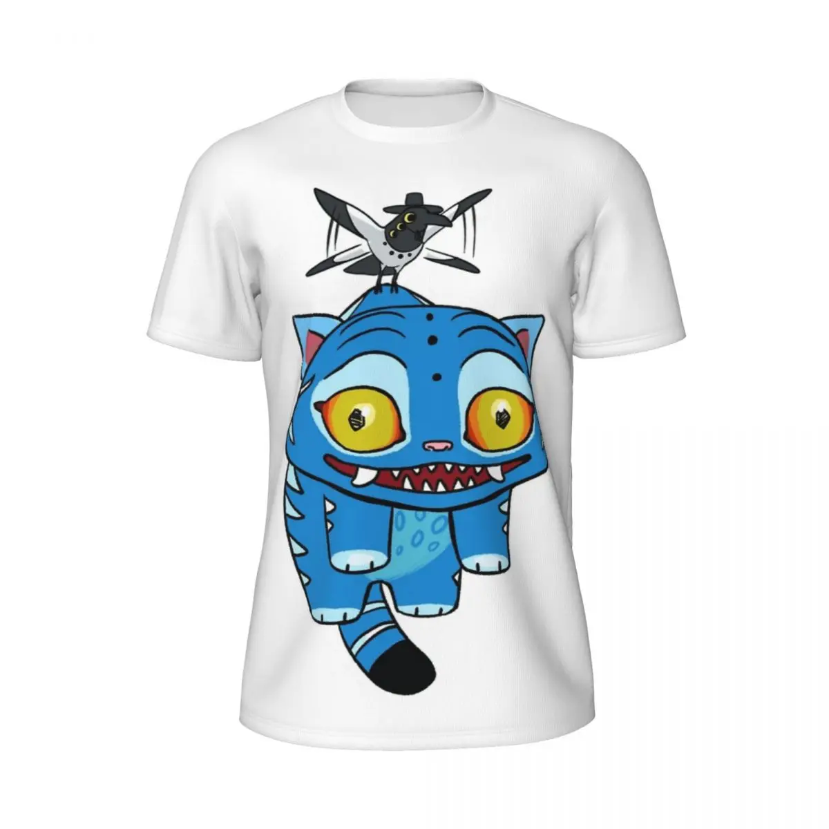 

Kpop Demon Hunters Sroka Fly With Blue Tiger Спортивная футболка Летние футболки в стиле ретро Y2K Футболка в стиле Харадзюку для мужчин Топы на заказ