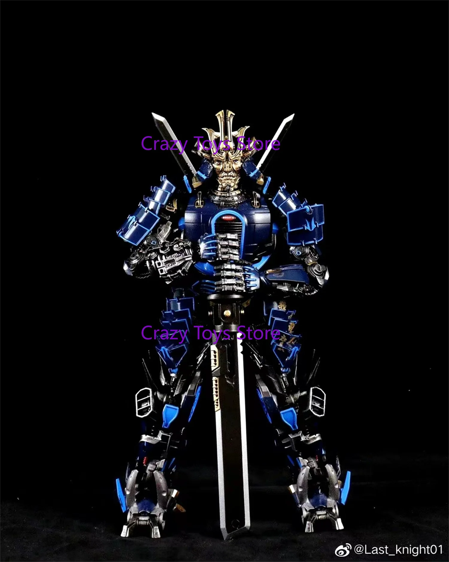 In Voorraad Transformatie Speelgoed Laatste Nacht LK-01 LK01 Drifting Blue Swordsman met DLX Robot Action Figure Collection Gift