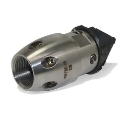 3/8 Rotating Nozzle High Pressure Rotating Nozzle Sewer Mine Nozzle Cleaning Water Gun Nozzle Sludge Side 4 Rear 6 Holes