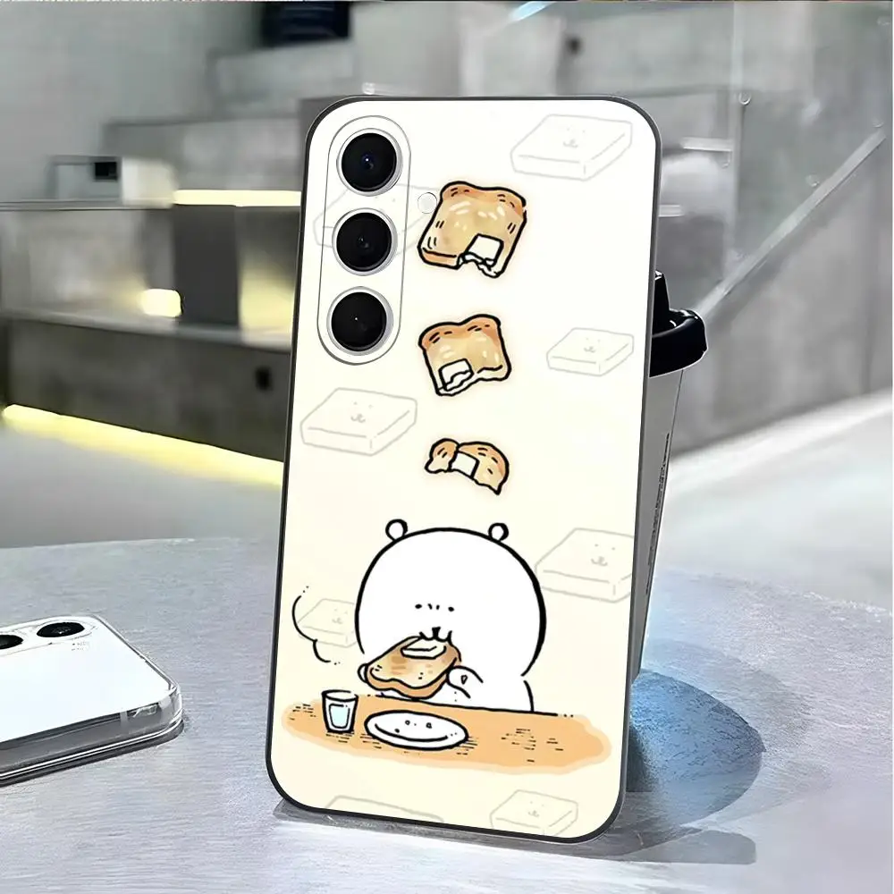 Cute Nagano No Kuma Phone Case For Samsung S26 S25 Edge S24 S23 S22 Ultra Plus Fe A57 A37 A17 A56 5G Silicon Cover