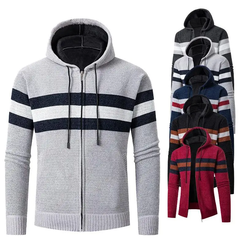 

Men's Snow White Imitation Mink Cotton Coat Thiened Long Sve Cardigan Polyester Fiber Youth Casual Wear Resistant to Sink