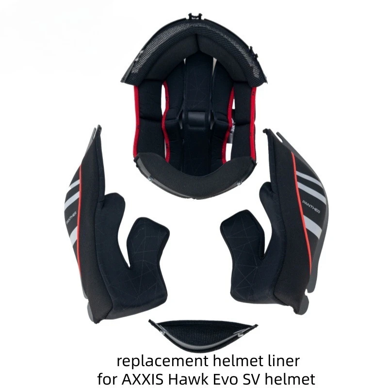 

A Set Suitable for AXXIS PANTHER SV Helmet Liner Replacement, Original Helmet Liner, Sizes S-XXL, Helmet Accessories