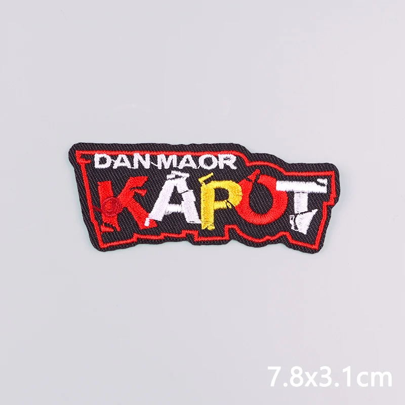 Nieuwe geborduurde patches Oeteldonk embleem patch opstrijkbare patch op kleding Nederland carnaval kikker applique patches voor kleding