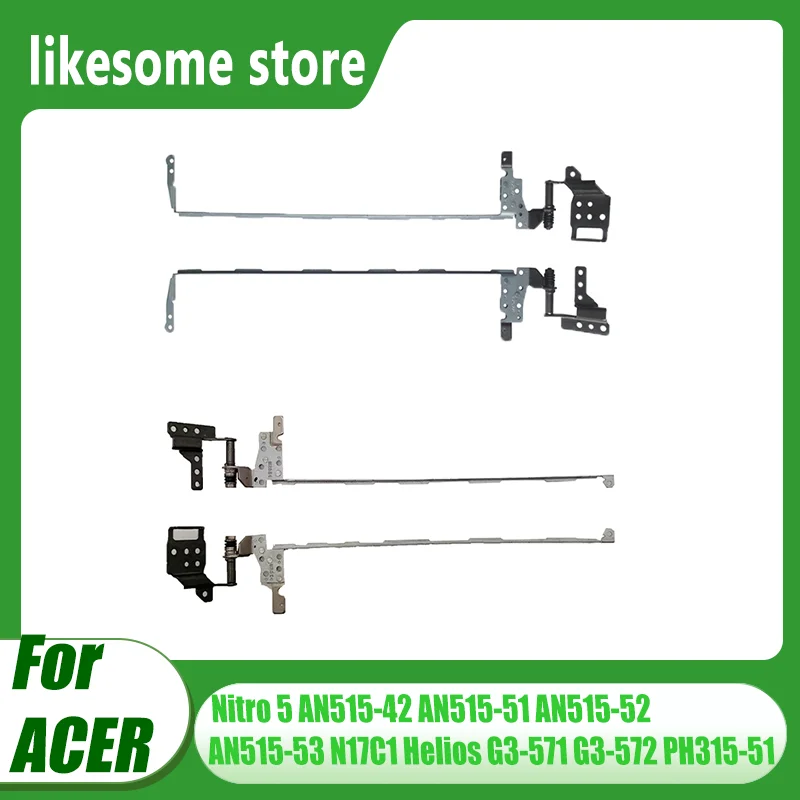 

New Laptop LCD Screen Bracket Hinges For Acer Nitro 5 AN515-42 AN515-51 AN515-52 AN515-53 N17C1 Helios G3-571 G3-572 PH315-51