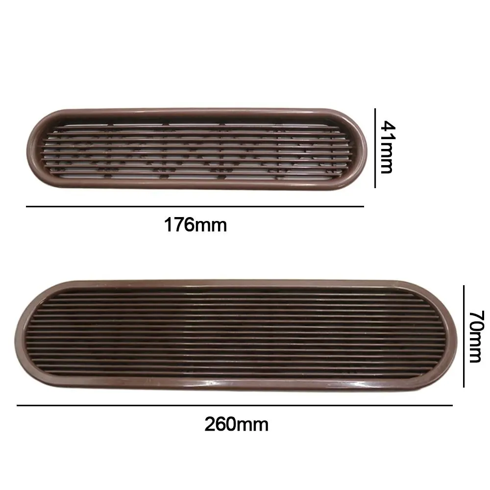 تبديد الحرارة مستطيلة تنفس شبكة بلاستيكية أحجام متعددة خزانة خزانة تنفيس الهواء شبكة التهوية خزائن #5
