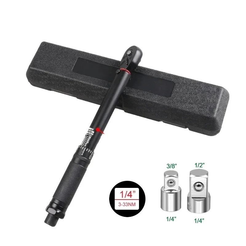 72T Drehmomentschlüssel 1/2'' 3/8'' 1/4'' Vierkantantrieb Voreingestellter Fahrrad-Drehmomentschlüssel Zweiwege-Ratsche Auto Fahrrad Kfz-Handwerkzeuge – Detail 18