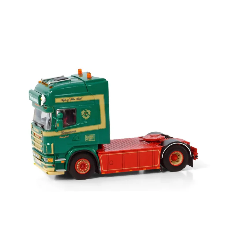 WSI 1:50 Scale Diecast Alloy R4 4X2 Trailer Truck Head Toys Cars Model Classics Adult Collectible Souvenir Gifts Static Display