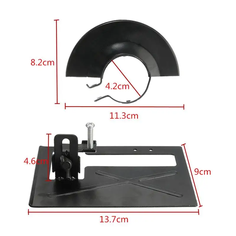 Variable Angle Grinder Cutting Machine Conversion Tool Angle Grinder Holder Safety Shield DIY Tools For Woodworking(With Case)