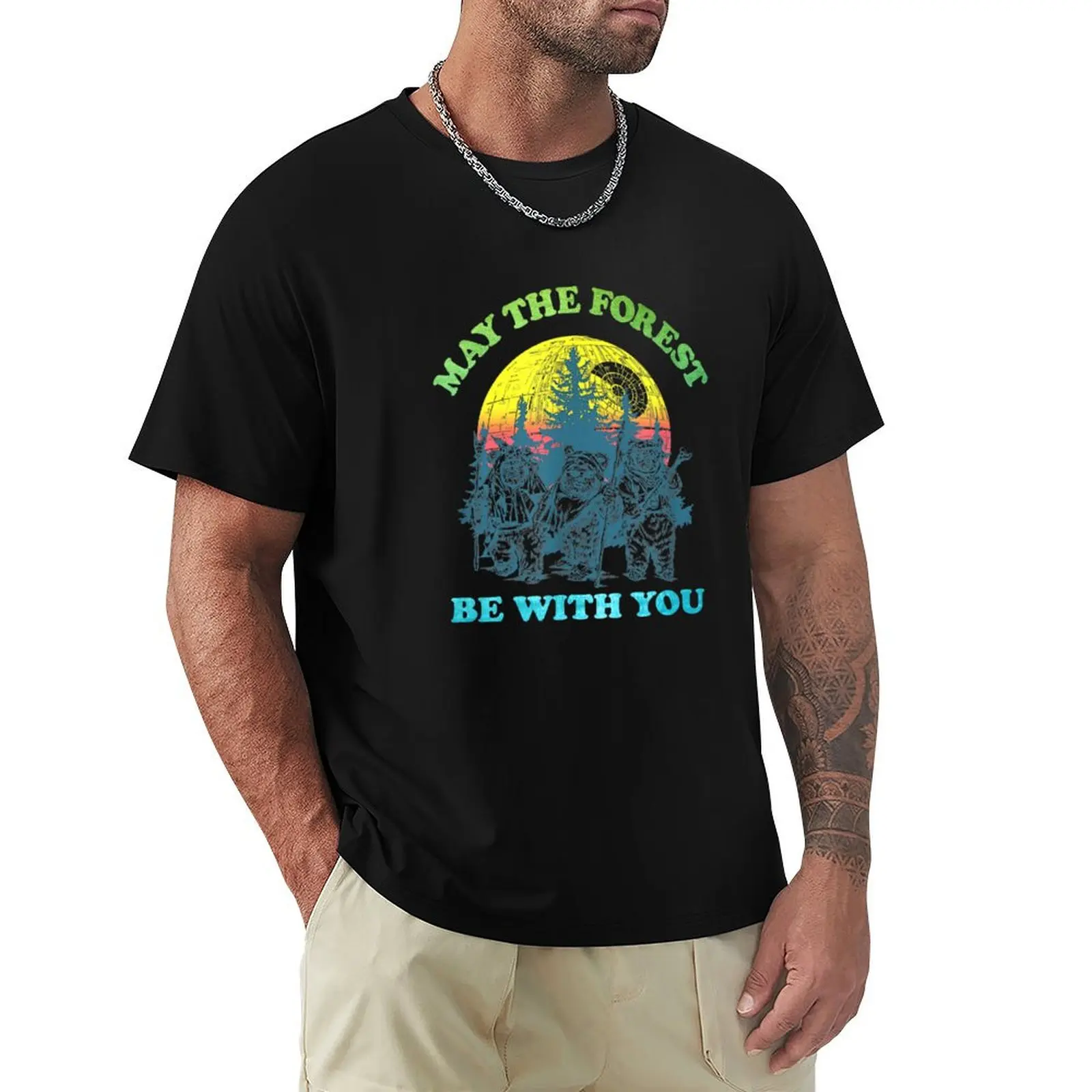 May The Forest Be With You Earth Day-Happy Earth Day Funny T-Shirt t shirts for man pack white T-Shirt