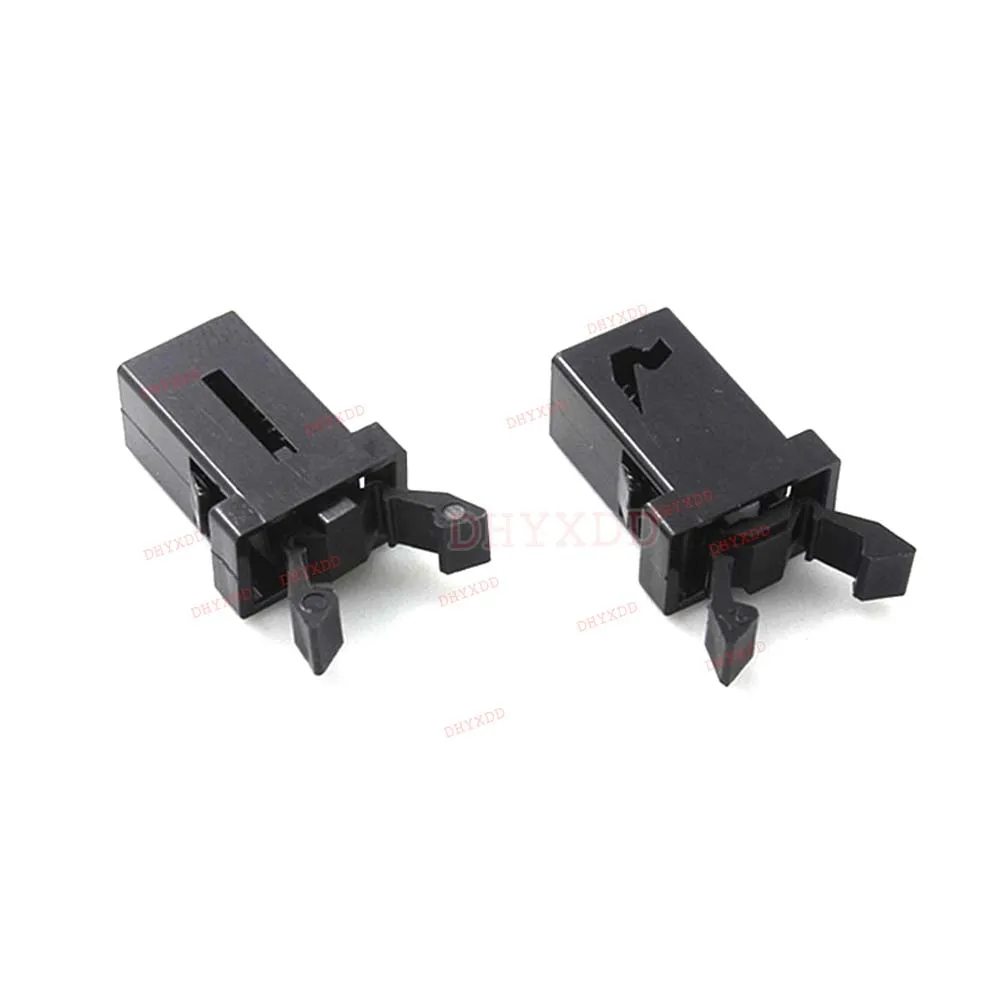 10pcs Trash Can Plastic Lock Self-Locking Switch Replacement Catch Compatible Touch Lid Bin Latch Repair Clip Black