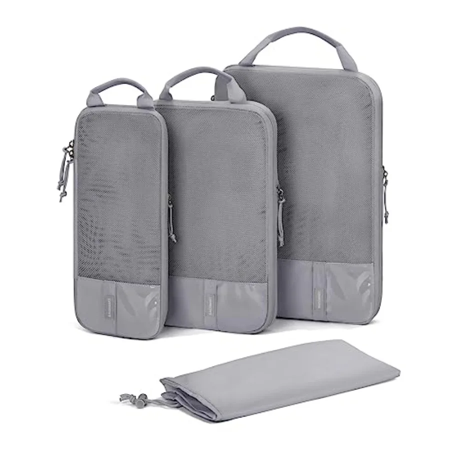 

6 Set/4 Set/2 Set Compression Packing Cubes for Travel Lightweight Luggage Organizer Bags Durable Space Saver Bags Travel Essen