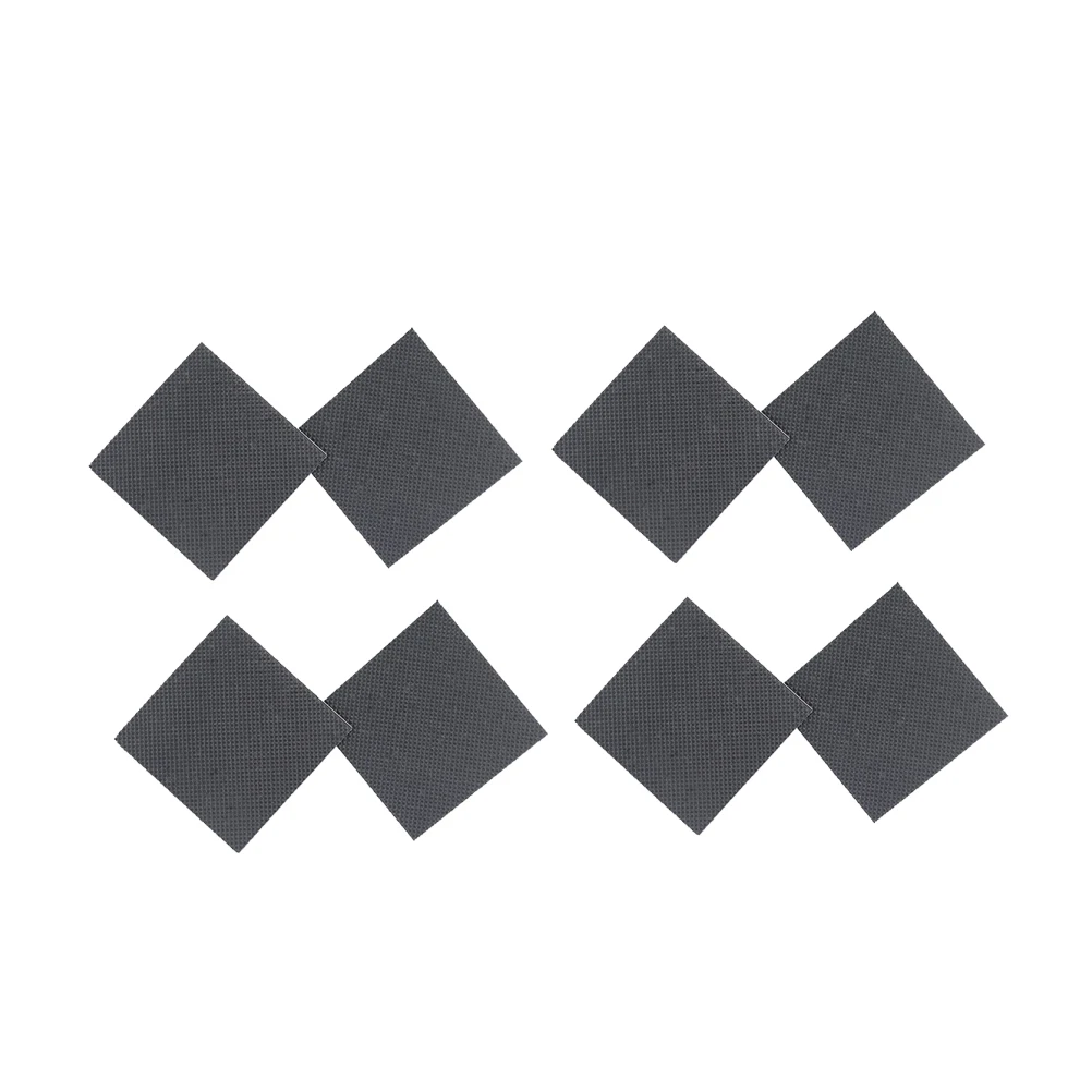 4Pairs Anti-Slip Shoe Pads High Heel Booties Boots Non-Slip Sticker Soles Wear-Resistant Silent Protection Decals Black Size S