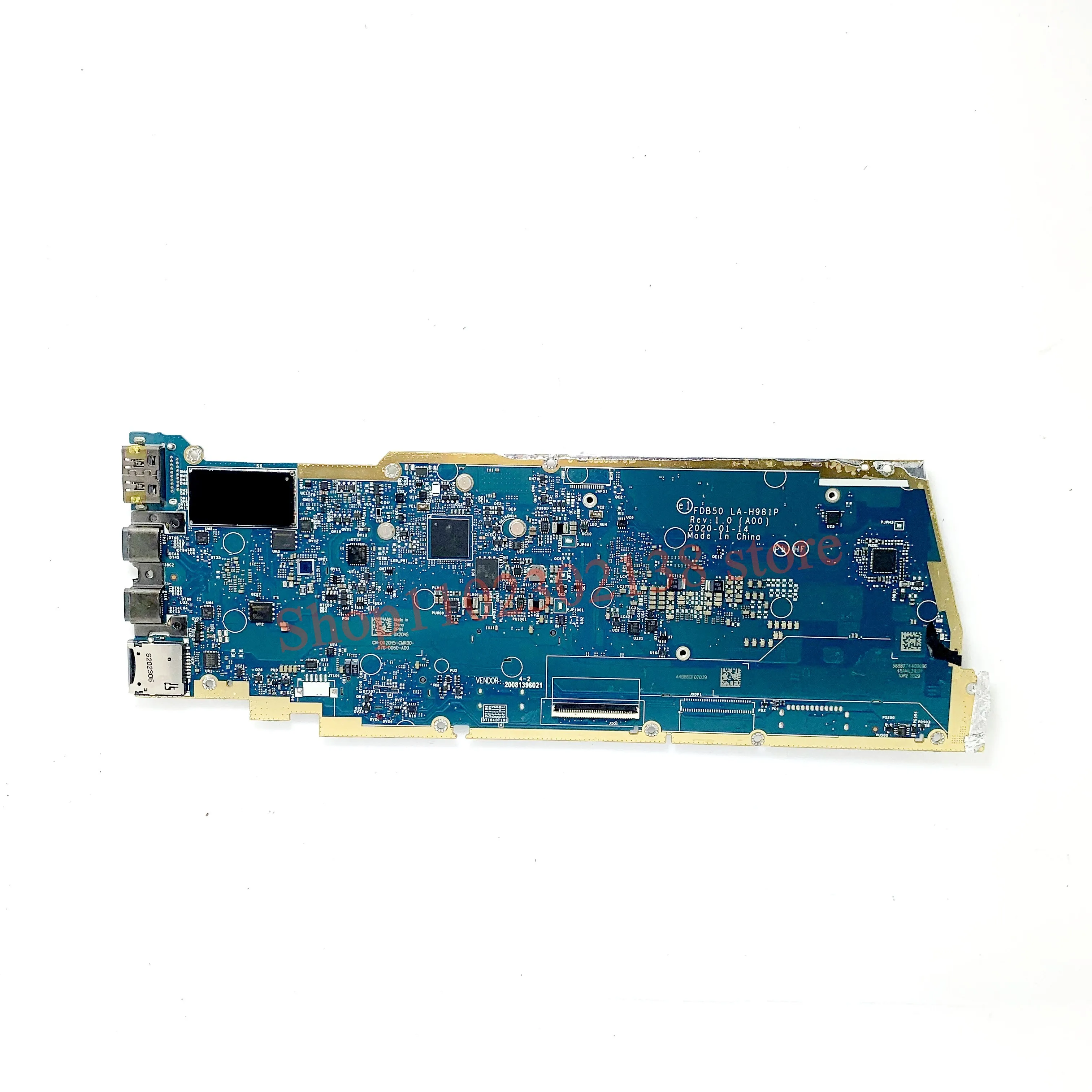 NEW Mainboard CN-0X20H5 0X20H5 X20H5 With SRGKY I5-10210U CPU For DELL 9510 Laptop Motherboard FDB50 LA-H981P 100%Full Tested OK