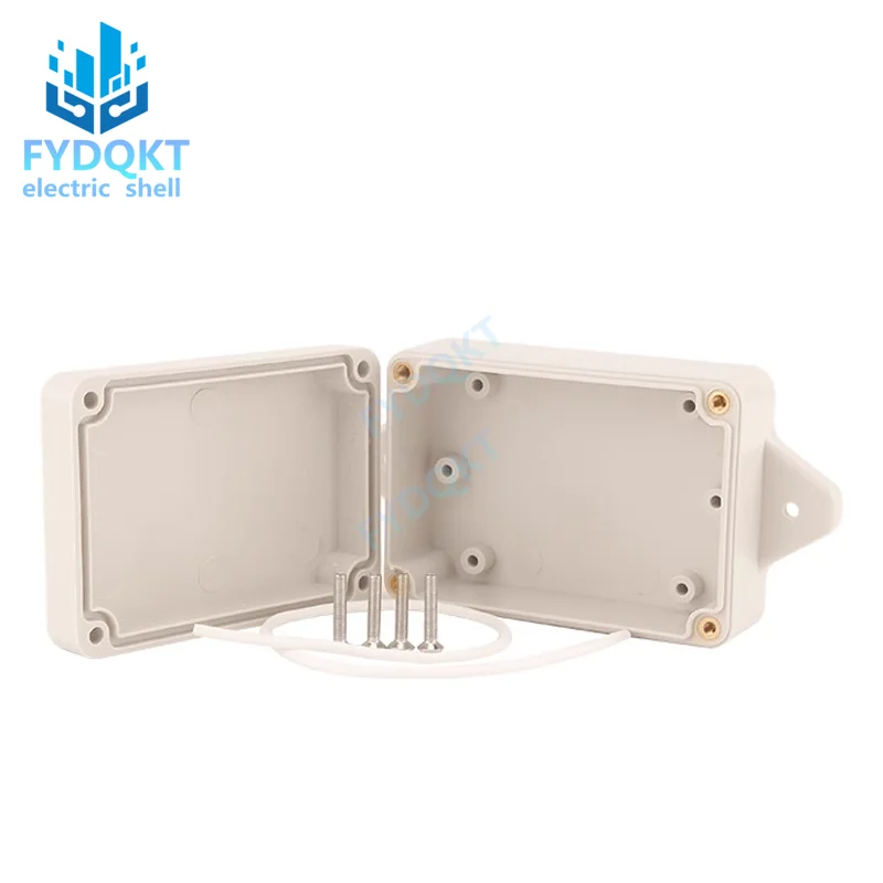 1pcs 83x58x33mm waterproof IP65 plastic electrical junction box with fixed ears indoor outdoor chassis