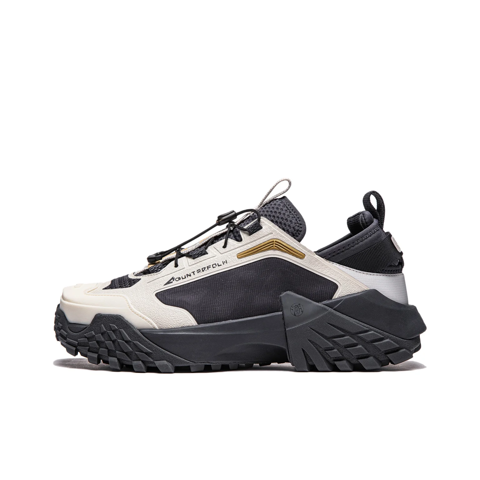 Li Ning Counterflow Linian SS Cushioning, Wear Resistant Low top Casual Shoes Men's Gray Black AGLU143-3