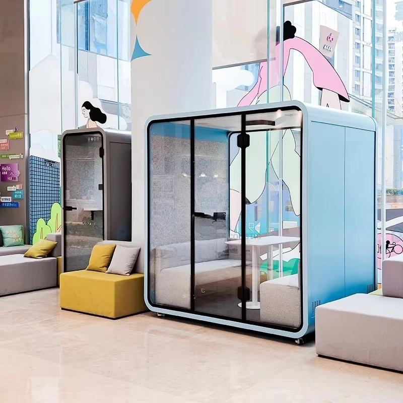 Modular Soundproof Booth Acoustic Pod Office Cabin Quick Assembly For Pop Up Office Event Space Customized